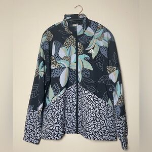 Farm Rio & Adidas Blue Jacket